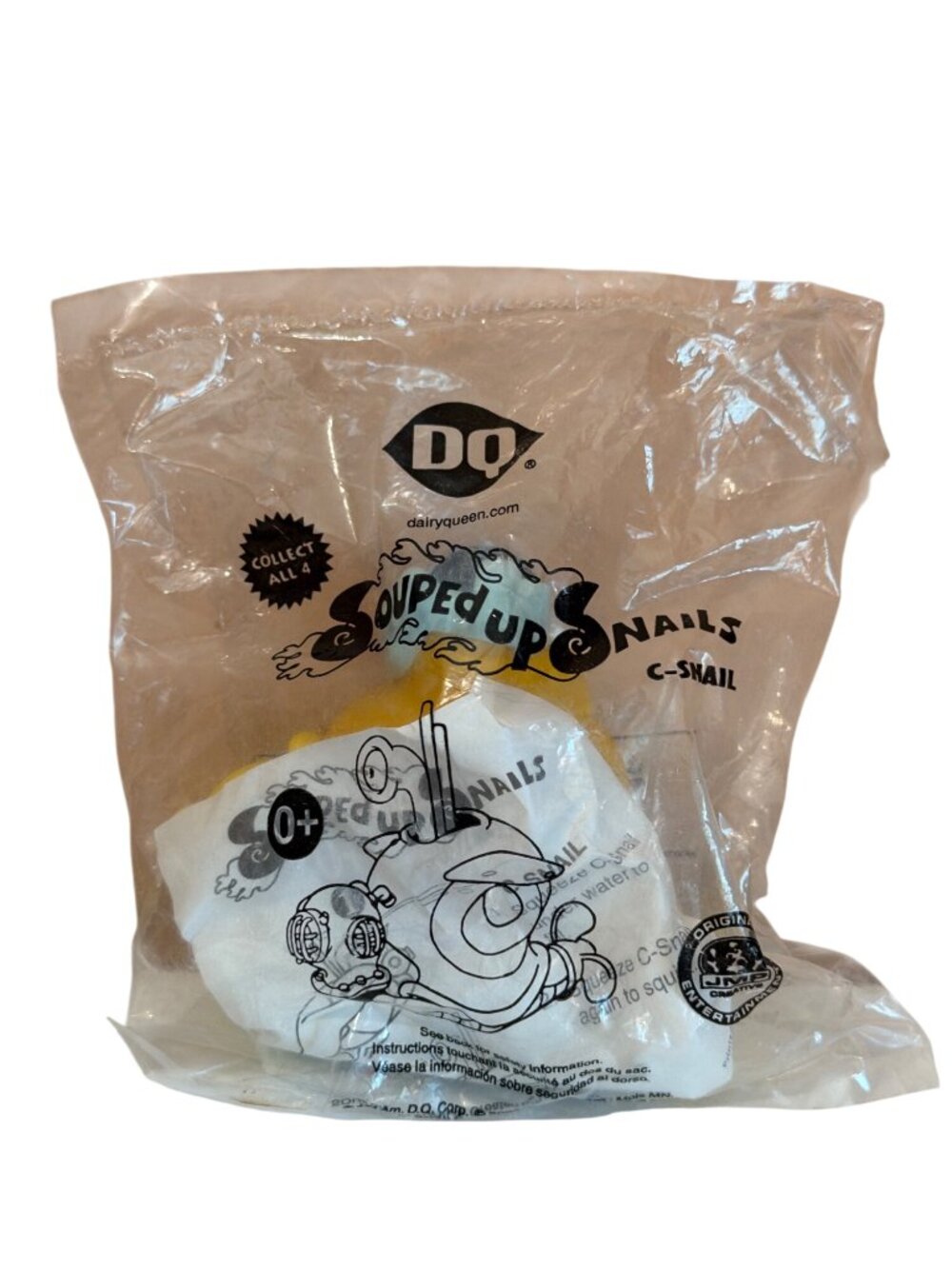 Dairy Queen 2002 SOUPED UP SNAILS Shelled Gastropod SNAIL Toy Vehicle